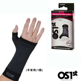 WS6 リストスリーブ（手首用サポーター） Performance Wrist Sleeve [LOTUS OS1st] オーエスファースト 手根管腱鞘炎 関節炎 ハンドケア