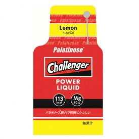 ●アウトドアキャンペーン● Challenger チャレンジャー パワーリキッド POWER LIQUID レモン ( 12本入 ) ジェル エネルギー 補給 試合 大会 レース トレイル マウンテン ランナー トレラン マラソン 自転車 ロードレース トライアスロン ロング ironman ハンガーノック