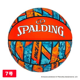 バスケットボール [スポルディング SPALDING] スペース・ジャム ア・ニュー・レガシー パターンオレンジ 7号 男子 バスケ 部活 練習 試合 社会人バスケ アウトドア