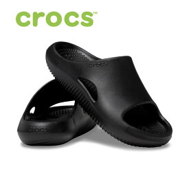 クロックス メロウ スライド ブラック (23～28cm) Mellow Slide [crocs] ストレスリリーフサンダル 休息 リカバリー ※返品・交換不可セール商品