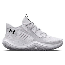 アンダーアーマー UAジェット'23 AP(27.5cm～29.0cm メンズ)【3026843】[UNDER ARMOUR] バスケットボールシューズ ホワイト トレーニングシューズ バッシュ バスケ 練習 試合 ブラック ※返品・交換不可セール商品