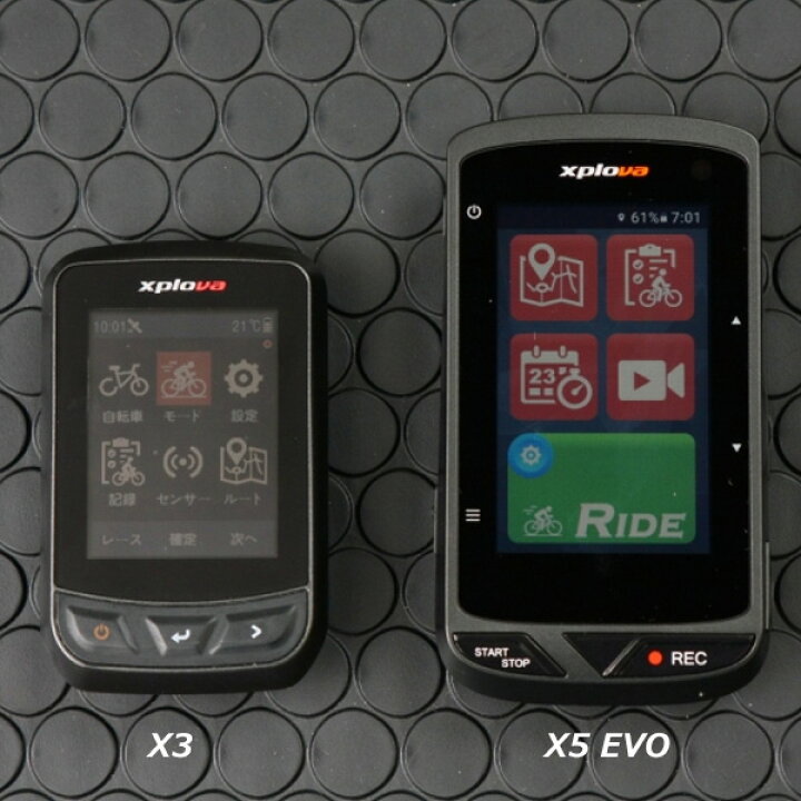 楽天市場】XPLOVA X5 EVO スマートビデオ サイクリングコンピューター 