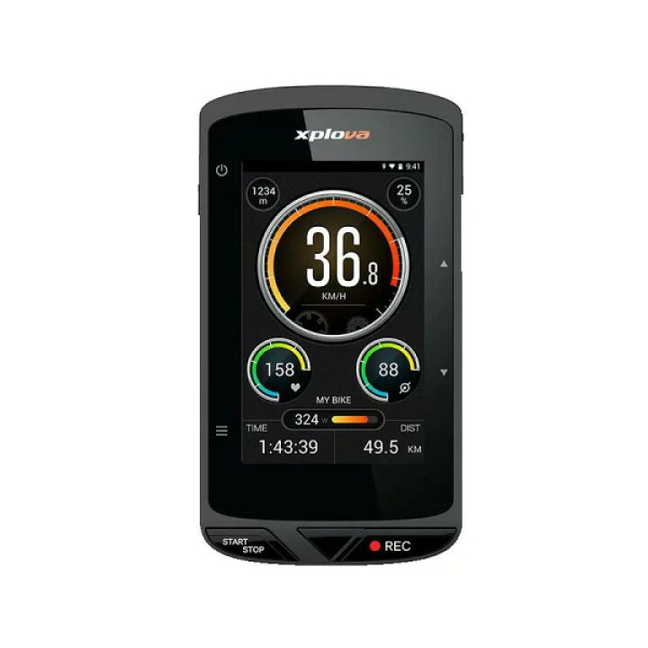 楽天市場】XPLOVA X5 EVO スマートビデオ サイクリングコンピューター 
