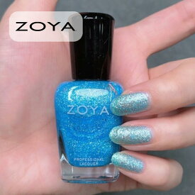 ZOYA ゾーヤ ゾヤ ネイルカラー ZP1218 RHIANNON グリッター 15mL ラメ アイスブルー 自爪の為に作られた ネイル 爪にやさしい 自然派 マニキュア ポリッシュ zoya セルフネイル おすすめ