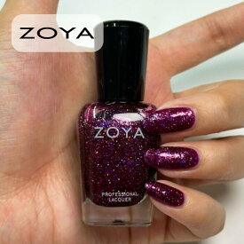 ZOYA ゾーヤ ゾヤ ネイルカラー ZP1243 ANABELLE グリッター 15mL パープル 自爪の為に作られた ネイル 爪にやさしい 自然派 マニキュア ポリッシュ zoya セルフネイル おすすめ
