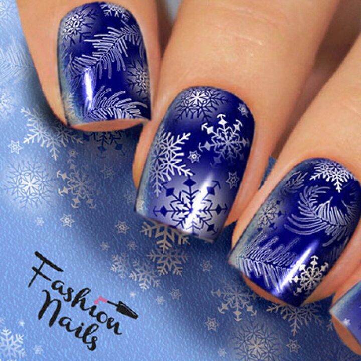 楽天市場 期間限定クーポン配布中 タトゥーネイルシール スライダー エアログラフィー 6 雪の結晶 冬 スノー ジェル クリスマス Fashionnails マニキュア通販 大人ネイル