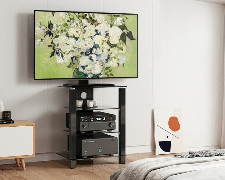 楽天市場】【送料無料】FITUEYES テレビ台 オーディオラック アンプ 