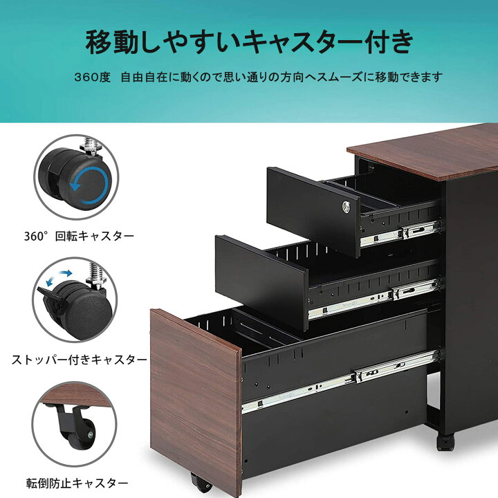 楽天市場】☆6月26日まで3,000円クーポンOFF+P5倍☆FENGE デスクワゴン 