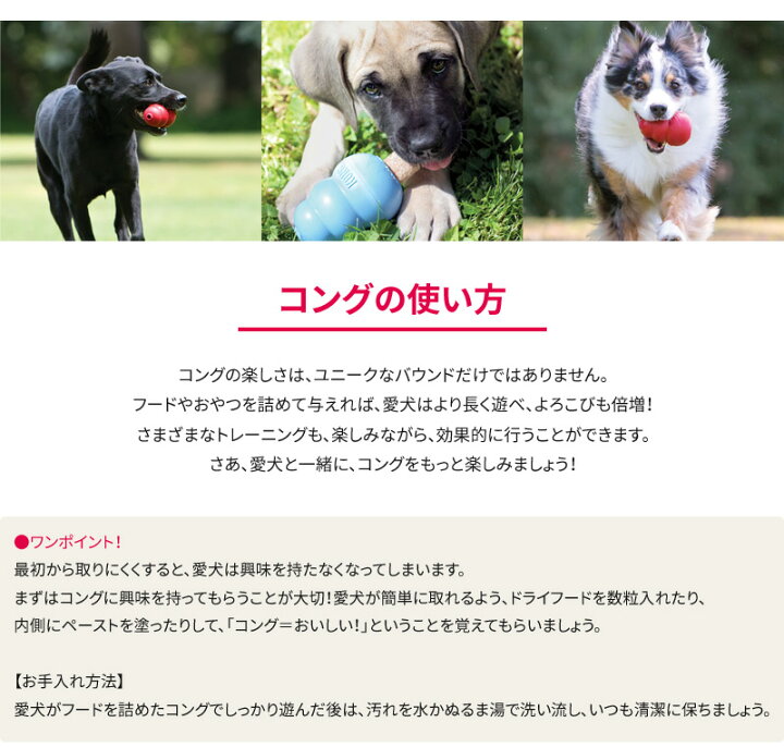 Kong コング 犬用おもちゃ ブラックコング