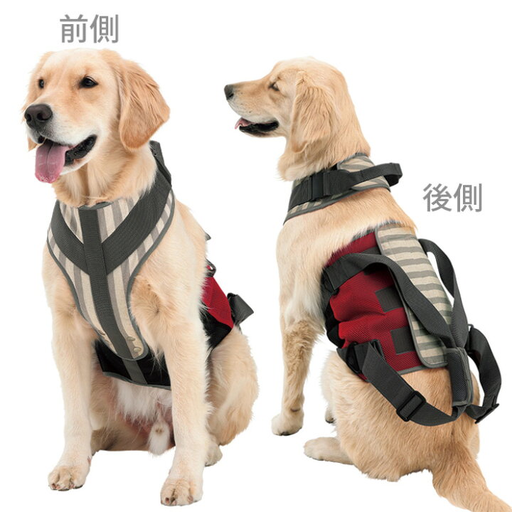 歩行補助ハーネス アイビー 後ろ足用 ハーネス サポート介護 ララウォーク シニア 散歩 Lalawalk
