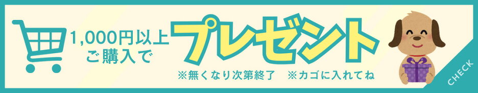 1000円以上購入でプレゼント