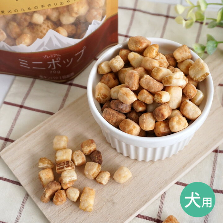 楽天市場 ドッグシーチュウ ミニポップ 70g 犬用 グレインフリー グルテンフリー 保存料不使用 ヒューマングレード 手作り 高タンパク 低脂肪 ペットガーデン紀三井寺