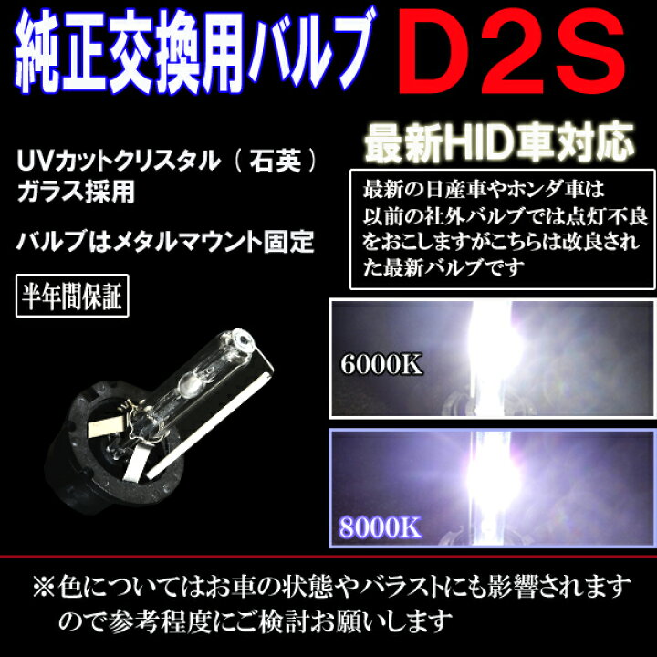 楽天市場】N-BOX JF1 JF2 純正交換式 ヘッドライト HIDバルブ D2S 