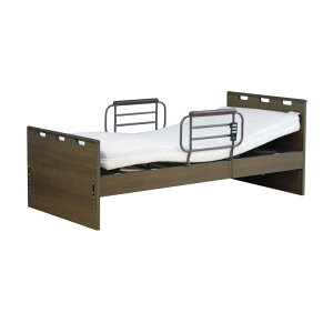 電動ベッド 2モーター シングル 電動リクライニングベッド おすすめ ベッド リクライニングベッド 高さ調整 6段階調整 シングルサイズ 介護ベッド サイドガード フレームのみ ベッドフレー