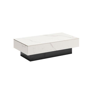 センターテーブル セラミック オシャレ 幅105 大理石調 長方形 モダン おしゃれ ローテーブル 105cm幅 白 セラミック天板 テーブル 引き出し付き フルオープンレール リビングテーブル グレー