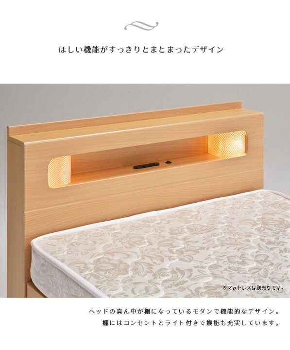 楽天市場】【全商品ポイント2倍!!】 シングルベッド チェストベッド 