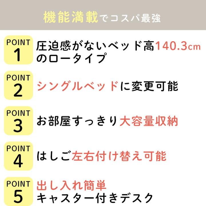 商談中です）学習机とロフトベッド