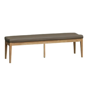 ダイニングベンチ 単品 長椅子 木製ベンチ 幅150cm 背もたれなし 2人掛け 3人掛け 2人用 3人用 シンプル 木製 合皮 PVC ブラック ベージュ 木脚 食卓ベンチ チェア おしゃれ 北欧 モダン ブラウン