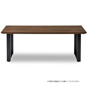 ダイニングテーブル 200cm幅 木製テーブル 長方形 北欧 ウッドテーブル 食卓テーブル 無垢材 200cm テーブル ウォールナット オーク ダイニング 国産 日本製 ナチュラル ブラウン ブラック 鉄脚