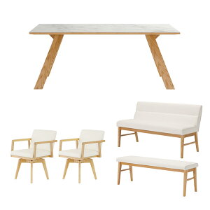 yubNtCf[JÒN[|z _CjOe[uZbg 6l| 180cm k _ Ζڒ wt  Xg[ Z~bN e[u _CjOx` ]