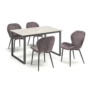 yubNtCf[JÒN[|z _CjOe[uZbg 4l| Z~bN 120cm zCg O[ _CjO`FA 4rZbg ]`FA  _ Vv _