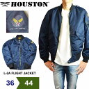 【お盆休みは20％OFFクーポン配布中です】L-2A ナイロン フライトジャケット 日本製 S~2XL 着丈 短い ヴィンテージ ミリタリー ジャケット ヒューストン カジュアル メンズファッション 30代 40代 50代