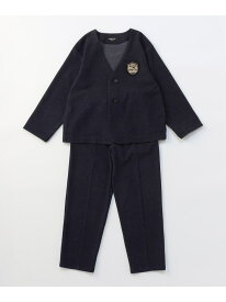 【雑誌掲載商品】ノーカラージャケットセットアップスーツ(140-160cm) COMME CA ISM コムサイズム スーツ・フォーマル セットアップスーツ ネイビー【送料無料】[Rakuten Fashion]