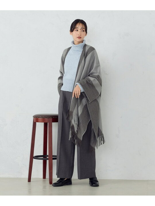 楽天市場】【SALE／50%OFF】ポンチョストール MONO COMME CA