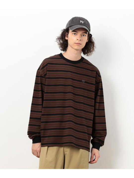 楽天市場】ランダムボーダー 長袖Tシャツ Purple&Yellow コムサイズム 