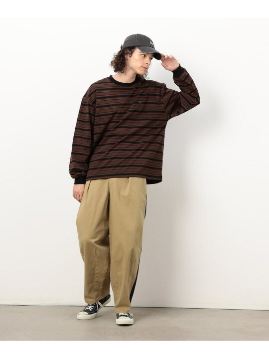 楽天市場】ランダムボーダー 長袖Tシャツ Purple&Yellow コムサイズム 