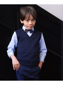 フェイクレイヤードシャツ(100-130cm) COMME CA ISM コムサイズム トップス シャツ・ブラウス ネイビー【送料無料】[Rakuten Fashion]