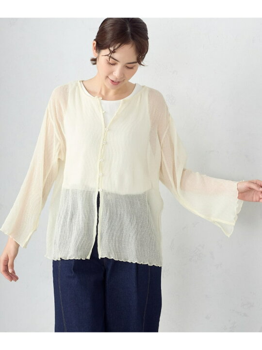 楽天市場】【SALE／90%OFF】【セットアイテム】シアーブラウス+タンク