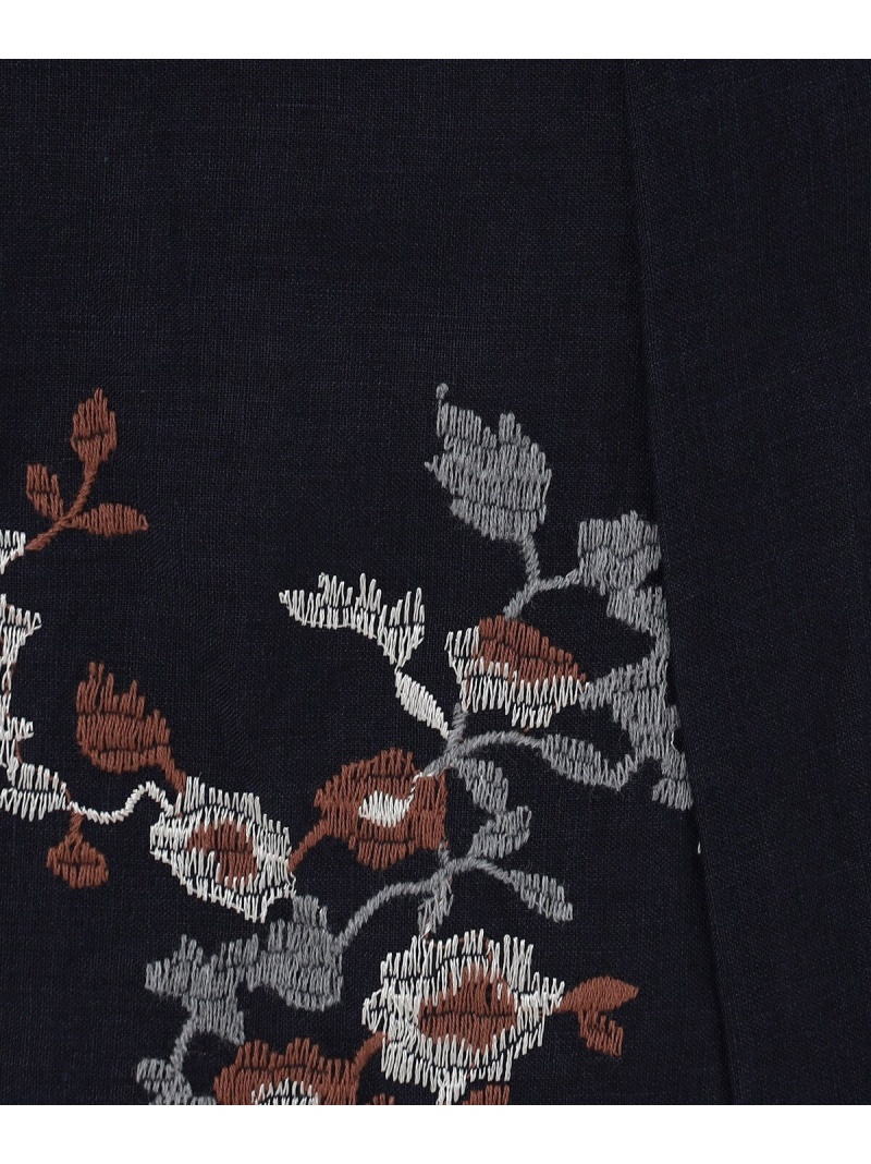 楽天市場】【SALE／40%OFF】リネンフラワー 刺繍ハギプリーツスカート