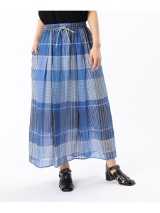 �ySALE�^30%OFF�z���~�[�R�b�g���`�F�b�N �X�J�[�g Gabardine K.T �R���T �X�J�[�g ���̑��̃X�J�[�g �u���[�yRBA_E�z�y���������z[Rakuten Fashion]