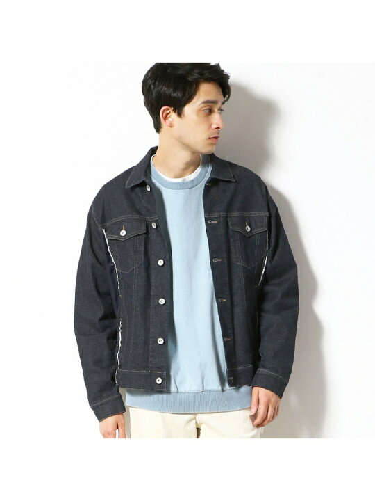 楽天市場】【SALE／50%OFF】リメイク風 デニムジャケット Gジャン 