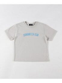 半袖ロゴTシャツ COMME CA ISM コムサイズム トップス カットソー・Tシャツ グレー ホワイト ブラック ピンク ブルー[Rakuten Fashion]