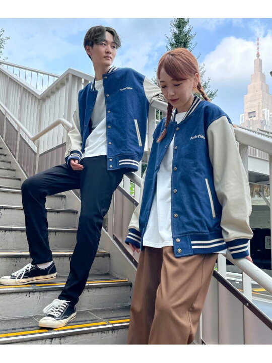 楽天市場】【SALE／30%OFF】デニム スタジアムジャンパー 
