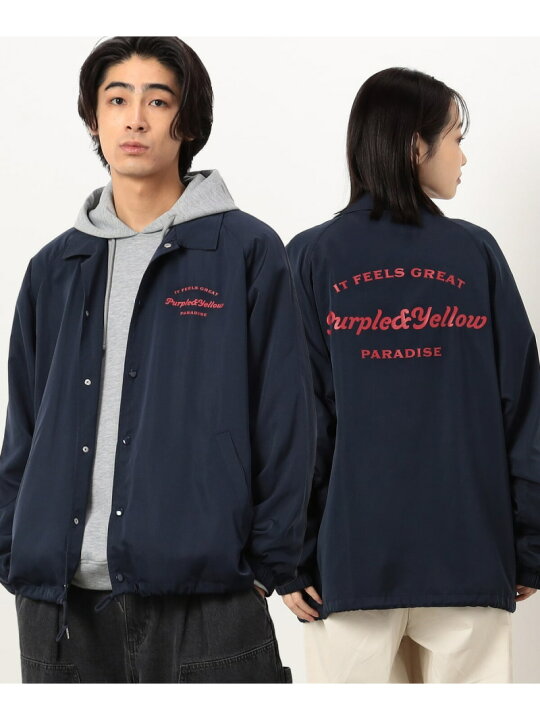 楽天市場】【SALE／30%OFF】コーチジャケット Purple&Yellow 