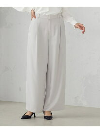 【SALE／10%OFF】【セットアップ対応】ポリエステルツイル タックワイドパンツ COMME CA ISM コムサイズム スーツ・フォーマル スーツパンツ ネイビー グレー【RBA_E】【送料無料】[Rakuten Fashion]