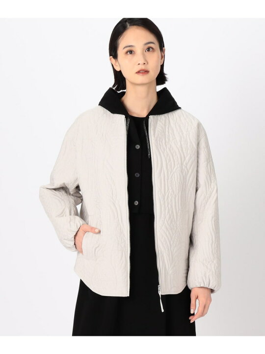 楽天市場】【SALE／20%OFF】バティック柄キルト ノーカラーブルゾン  