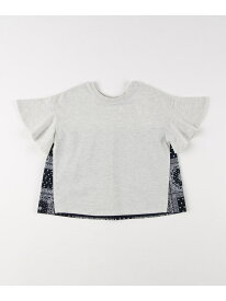 【SALE／37%OFF】バンダナプリント 切り替え 2WAY Tシャツ COMME CA ISM コムサイズム トップス カットソー・Tシャツ ネイビー【RBA_E】[Rakuten Fashion]