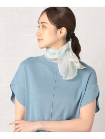 【SALE／10%OFF】【ギフトにおすすめ】グラデーション花びら ミニストール Comme ca Mature コムサイズム ファッション雑貨 マフラー・ストール・ネックウォーマー ブルー オレンジ【RBA_E】[Rakuten Fashion]