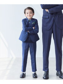 マイクロチェック スーツ (140-160cm) COMME CA ISM コムサイズム スーツ・フォーマル スーツジャケット ネイビー【送料無料】[Rakuten Fashion]