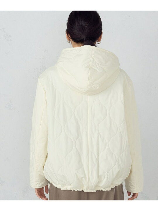 楽天市場】【SALE／50%OFF】ショート キルティングフードブルゾン 