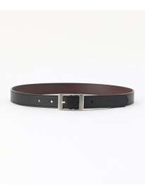 【リバーシブル】合成皮革ベルト(キッズサイズ) COMME CA ISM コムサイズム ファッション雑貨 ベルト ブラック[Rakuten Fashion]