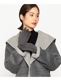 ジャージーグローブ COMME CA ISM コムサイズム ファッション雑貨 手袋 グレー ブラック ベージュ[Rakuten Fashion]