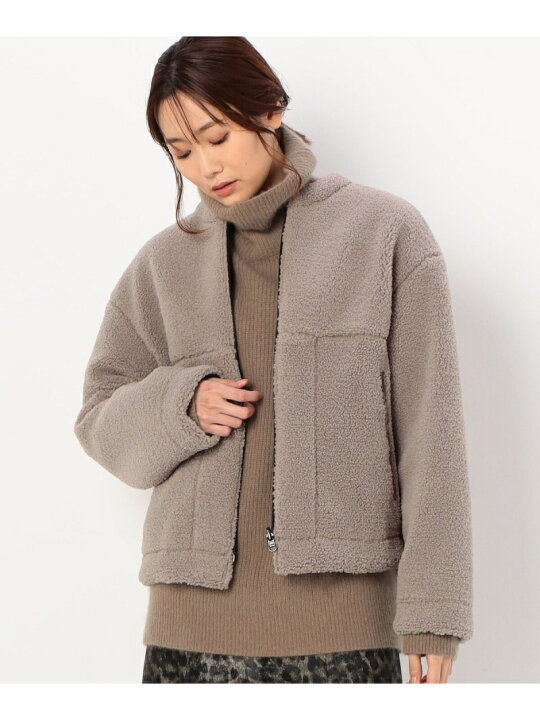 楽天市場】【SALE／30%OFF】[TALLサイズ]【リバーシブル】フェイクボア 