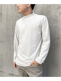 【SALE／50%OFF】ベロアジャージ ハイネックTシャツ COMME CA ISM コムサイズム トップス カットソー・Tシャツ ホワイト ブラック グレー レッド【RBA_E】[Rakuten Fashion]