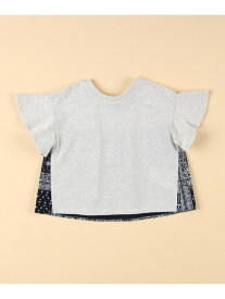 バンダナプリント 切り替え 2WAY Tシャツ(ベビーサイズ) COMME CA ISM コムサイズム トップス カットソー・Tシャツ ネイビー[Rakuten Fashion]
