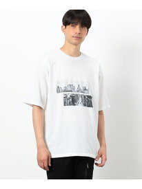 【接触冷感機能】 Feel-Cool フォトTシャツ 「City」 COMME CA ISM コムサイズム トップス カットソー・Tシャツ ホワイト[Rakuten Fashion]